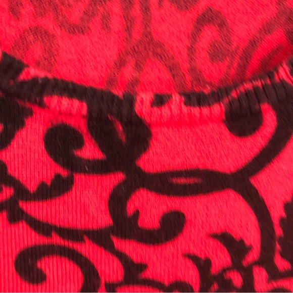 Sag-harbor Floral Short Sleeve Sweater SZ M - Picture 9 of 11